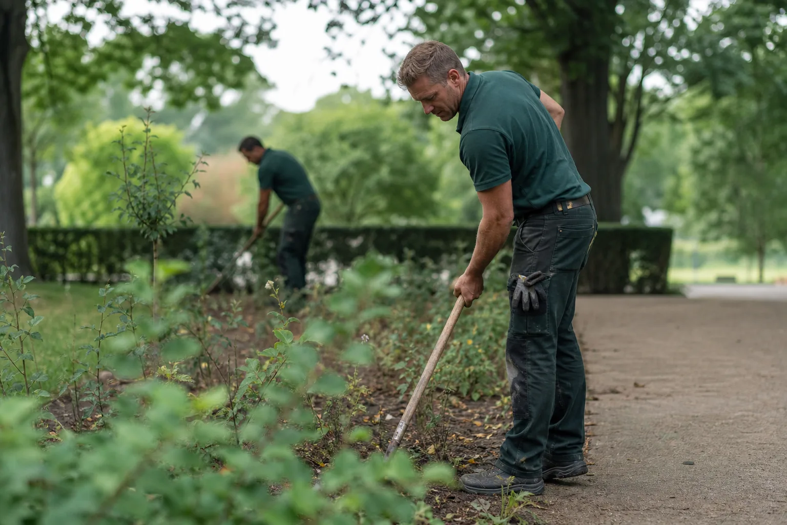 Groenwerk in de Nederlandse buitenruimte. Beeld bij het artikel: Hoeveel werk is het om je klantenlijst om te zetten in een sluitende jaarplanning?